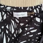 Calvin Klein Women’s Black & White Swim Cover Size 12 Photo 2
