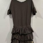 Bella Boutique Gray Tiered Dress One Size Photo 0