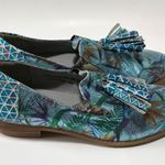 L'ATISTE L'Artiste Spring Step Klasik Paradise Turquiose Loafer Size 37 Artsy Maximalism Photo 2