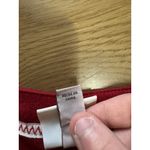 Knox Rose  Women Dress Size Medium Red Tiered Short Sleeve Bohemian Hippie Casual Photo 6