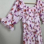 Lost + Wander Garden Of Delight Mini Dress Small S Floral Pink Photo 2