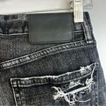 Moussy Vintage Black Distressed Denim Ankle Jeans Size 26 Photo 7