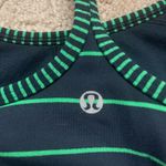 Lululemon Power Y Tank - Navy & Green Stripes Photo 2