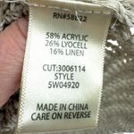 Max Studio NWT  Beige Crochet Open Knit Button Front Cardigan Sweater Size 3X Photo 11