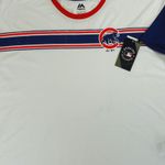 Majestic MLB Chicago Cubs Women's Short Sleeve T-Shirt in White, XL Photo 1