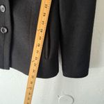 Pendleton Wool Coat Jacket Womens XS Black Classic Career Blazer Twee Photo 8