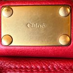 Chloé CHLOE Paddington Lock and Key Small Red Leather Padlock Bag With Dust Bag Photo 12