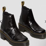 Dr. Martens Dr. Marten Air Walk Rozalie Distressed Patent leather Chelsea heeled NWOB Photo 0