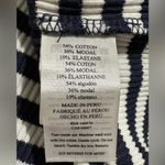 Faherty  Freestyle RIb Knit Top In Navy Desi Stripe size XXL Photo 5