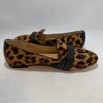 Talbots Ryan Twist Nappa Leather Leopard Calf hair loafers flats women's US 9M Photo 4