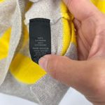 Saks 5th Avenue Saks Fifth‎ Avenue Women's Striped Cashmere Pullover Sweater Gray Yellow Small Photo 7