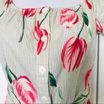 L'Academie X Revolve The Callao Midi Dress Mint Tulip Floral size S Photo 8