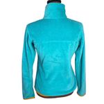 Patagonia Retool snap-T fleece pullover soft shell jacket turquoise orange sz XS Photo 2