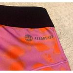 Adidas  HYGLM (tights) Full Length Leggings | Orange and Pink | Size Medium Photo 6