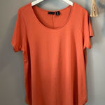 Tahari NWOT  burnt orange top Size 1X Photo 0