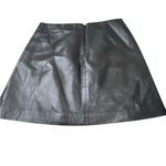 Aritzia Sunday Best Tatiana Mini Vegan Leather Skirt Black Size 0 Photo 1