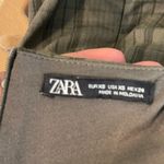 ZARA  Plaid Ruched Mini Dress Size XS Photo 5