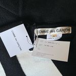 Comme des Garçons NEW Women's Graphic High-Low Wool Sweater size L Black Photo 5