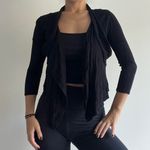 Premise Black Cropped Cardigan Small Photo 0
