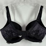 Wacoal EMBRACE Black Purple LACE T-SHIRT BRA Size 32G Photo 3