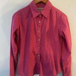 Wrangler  Wrancher Womens Long Sleeve Shirt Pearl Snap Button Up Pink Medium Photo 0