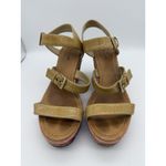 Kate Spade Espadrille Wedges Womens 8 Rainbow Striped Vacation 3.75" Heel Travel Photo 1