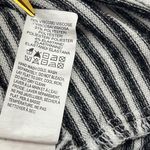 Lucky Brand  Striped Cowl Neck Viscose Top Women's Medium Oversized Black‎ White Photo 8