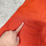 Nau Flaxible Tank Mini Dress Sleeveless Linen Blend in Orange Size XS Photo 12