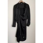 SER.O.YA Tamarin Black Midi Dress Womens New Large Photo 2