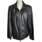 Preston & York 4/$100 Vintage  Lambskin Black Leather Jacket Photo 10