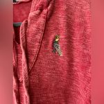 Alchemist Baja Distressed V Neck Pullover Sweatshirt in Red Women's Size XS Photo 8