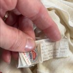 Vintage 1970s Ayers Elegant Cream Embroidered Long Sleeve Dress Size XL White Photo 4