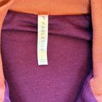 Fabletics  Fleece Large Pullover‎ 1/4 Zip Colorblock Cropped Athletic Top Sweater Photo 2