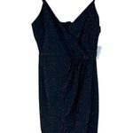 Altar'd State NWT  Mini Dress Womens S Black Sleeveless Sparkly Glitter Birthday Photo 0