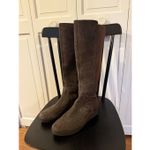 Donald Pliner brown suede Victori wedge tall boots size 7.5 Photo 3