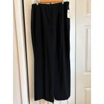 Coldwater Creek  NWT Black Tuxedo Pants – Size 14 – Satin Side StripE MSRP $79 Photo 5