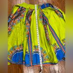 A J Skirt Colorful Women's Skater Skirt Yellow Size undefined Photo 3