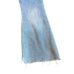 Madewell Cai Demi-Boot Cut Jeans Pants Light Wash High Low Raw Hem Size 26 Women Photo 9