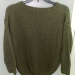 SheIn Green Sweater Photo 2