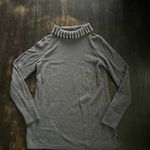 Talbots Women’s  Sabrina Cashmere Blend Pearl Beaded Gray Tunic Sweater XS Photo 1