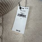 Banana Republic NEW Sweater Dress Womens Large Cream Ivory Turtleneck Cable Knit Photo 5
