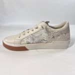 Dolce Vita Harryson Women's‎ 9 Cream Lace Panel Sneakers Casual Shoes Gum Sole Brown Photo 5