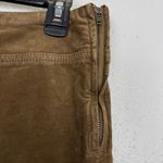 Free People Flared Leg Velvet Crop Pants Size S Brown Boho Western Rodeo 32x27 Photo 2