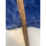 Sin by Morgan Cooper Blue Faux Fur Cropped Jacket Size Medium Boxy Silhouette Photo 4