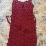 Brandy Melville  Red Floral Dress Wrap Photo 0