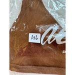 Aerie Size S OFFLINE by Ribbed Plunge Sports Bra in Medium Brown Photo 4
