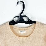 BY THE RIVER Tiered Sheer Long Sleeves Sweater, Size Large Photo 4