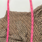 R/R studio silk bow neck maxi dress floral sz 0 Tan Photo 3