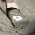 Aerie Olive Green Cropped Hoodie Photo 3