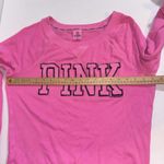 Vintage Y2K Victoria's Secret PINK Preppy Neon Logo Oversized Sweatshirt Small Photo 2